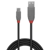 Lindy 0,5 m USB 2.0 Typ A auf Micro-B Kabel, Anthra Line