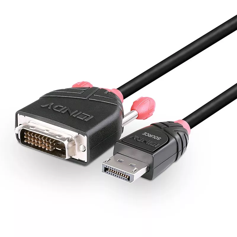 Lindy 2m DisplayPort auf DVI-D Kabel