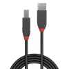 Lindy 7,5 m USB 2.0 Typ-A-auf-Typ-B-Kabel, Anthra Line