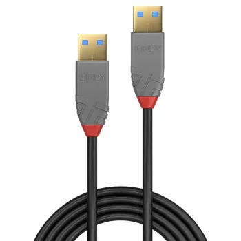 Lindy 3m USB 3.2 Typ-A-Kabel, 5 Gbit/s, Anthra Line