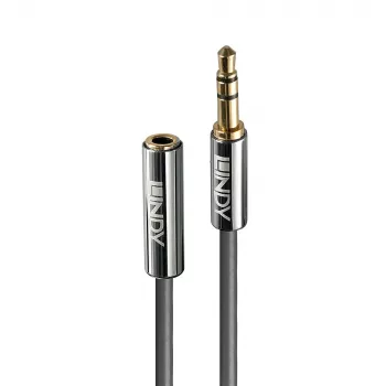 Lindy 3m 3,5mm Verlängerungs-Audiokabel, Cromo Line