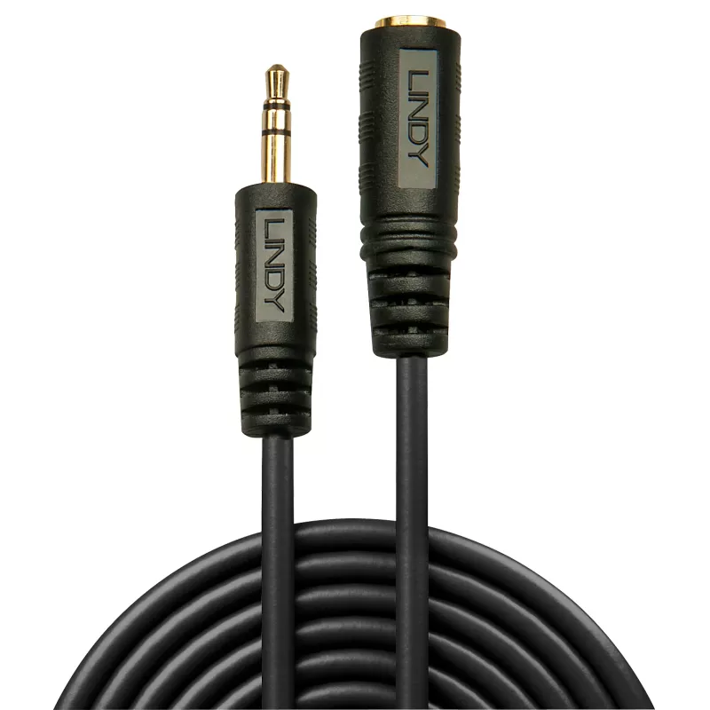 Lindy 3m Premium Audio 3,5mm Klinken-Verlängerungskabel