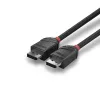 Lindy 1,5 m DisplayPort 1.2 Kabel, Black Line