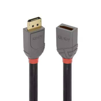 Lindy 3m DisplayPort 1.4 Verlängerungskabel, Anthra Line