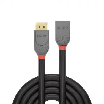 Lindy 3m DisplayPort 1.4 Verlängerungskabel, Anthra Line