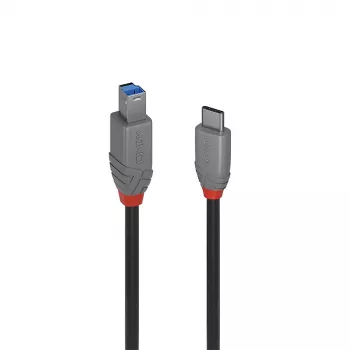 Lindy 3m USB 3.2 Typ C auf B Kabel, Anthra Line