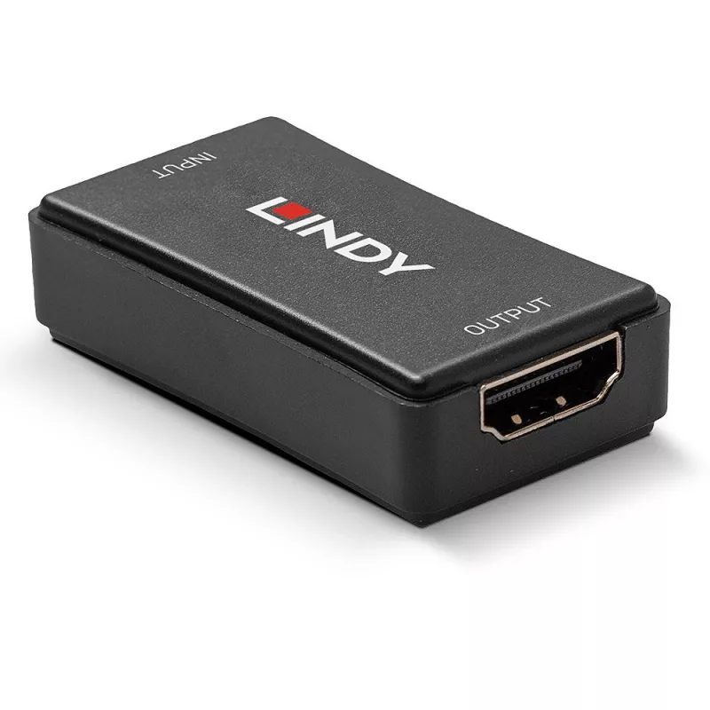 Lindy 38015 HDMI 2.0 10.2G 4K Repeater, bis zu 50 m, HDCP-Pass-Through