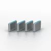 Portblocker Lindy USB-Typ-C-Portblocker ohne Schlüssel 10er-Pack Blau