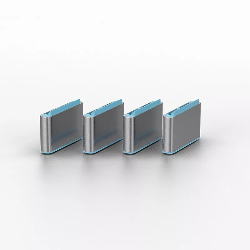 Portblocker Lindy USB-Typ-C-Portblocker ohne Schlüssel 10er-Pack Blau