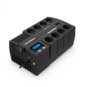 Unterbrechungsfreie Stromversorgung CYBERPOWER BR700ELCD, Line-Interactive 0,7 kVA (420 W), 8x Typ-F-Ausgänge, LCD, AVR