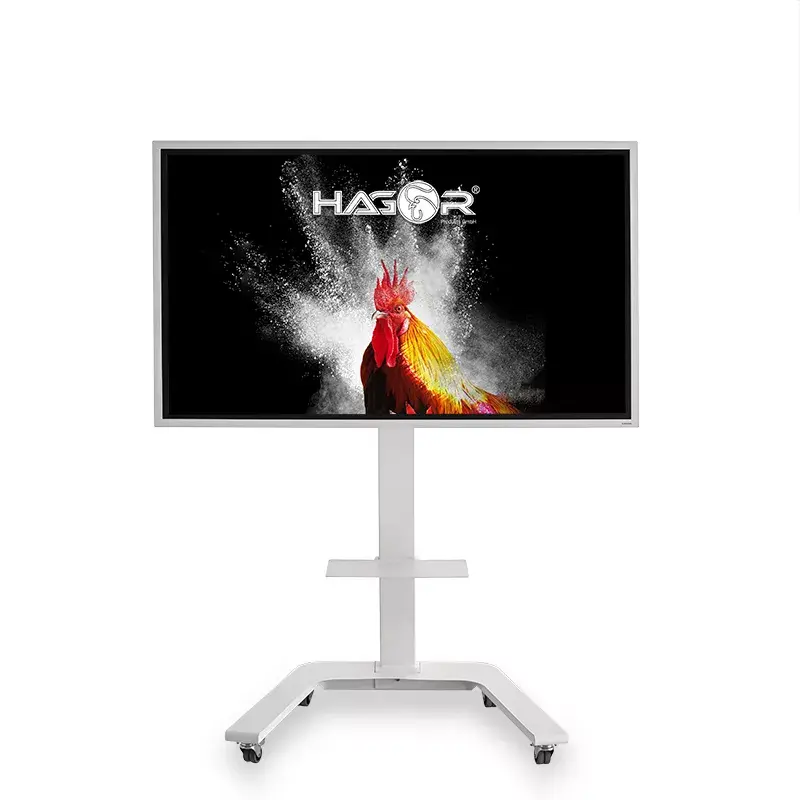 Hagor ST SA Flip II Rollwagen für Samsung Flip WM65R 65 Zoll, Weiß