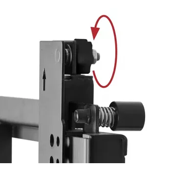 Video-Wandhalterung B-TECH BT8312/B Ultra-schlank Pop-Out