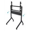 B-Tech BT8545/B TV-Rollwagen, 55–86 Zoll, VESA 900x600, max. 100 kg, mit Ablage, schwarz