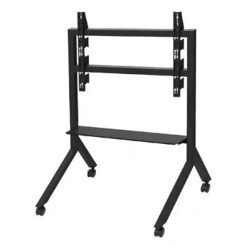 B-Tech BT8545/B TV-Rollwagen, 55–86 Zoll, VESA 900x600, max. 100 kg, mit Ablage, schwarz