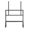 B-Tech BT8546/B TV-Rollwagen, 65–110 Zoll, VESA 1000x900, max. 125 kg, mit Ablage, schwarz