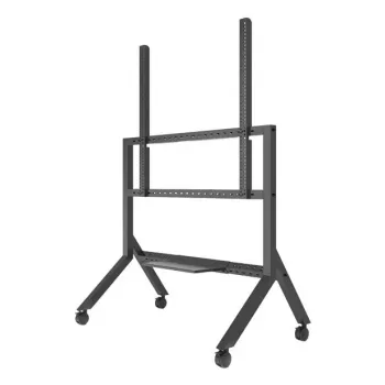 B-Tech BT8546/B TV-Rollwagen, 65–110 Zoll, VESA 1000x900, max. 125 kg, mit Ablage, schwarz