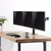 LogiLink BP0107 Dreifach-Monitorhalterung für den Tisch, 17-27 Zoll, 7 kg pro Arm, VESA 75x75/100x100, Stahl, Schwarz