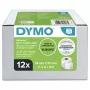DYMO S0722420 LabelWriter Versand-/Namensetiketten, 54 x 101 mm, 12 Rollen x 220 (2640 Etiketten), selbstklebend, weiß