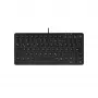 Cherry Active Key AK-4100-U-B/GE Mini-Tastatur, USB, Schwarz, deutsches Layout