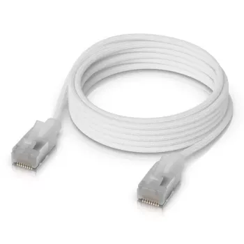 Netzwerkkabel Ubiquiti UACC-Cable-Patch-EL-C6A-2M-W RJ-45 Cat6a 2m Durchscheinendes Weiß