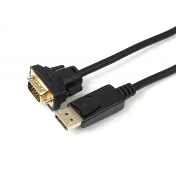 Microconnect DP-VGA-MM-050 Videokabel-Adapter 0,5 m DisplayPort VGA (D-Sub) Schwarz