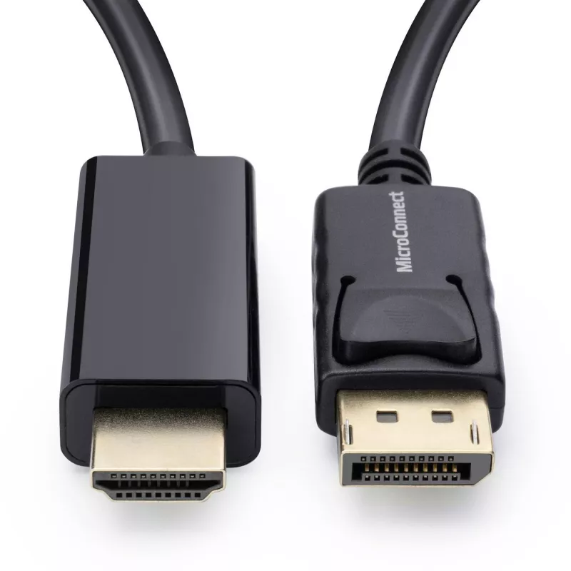 Microconnect MC-DP-HDMI-300 Videokabel-Adapter 3 m DisplayPort Schwarz