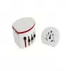 MicroConnect SKROSS Welt-Reiseadapter mit zwei USB-Anschlüssen, Weiß