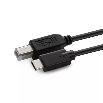 Microconnect USB-Kabel USB 3.1 C auf B 3m Schwarz USB 2.0 0,48 Gbit/s