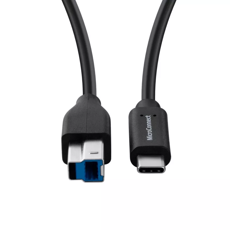 USB-Kabel Microconnect USB3.1CB2 1,8 m USB-C USB-B 5 Gbit/s Schwarz