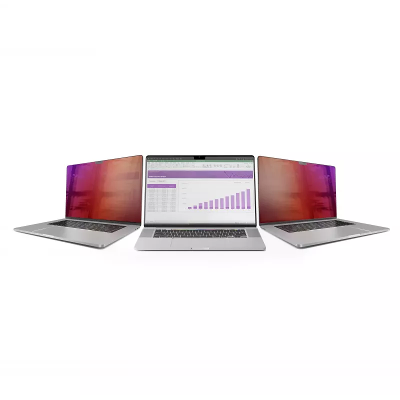 StarTech.com 14-Zoll MacBook Pro 21/23 Blickschutzfolie, Gold-Filter mit verbesserter Privatsphäre, Computer-Sicherheitsschild, doppelseitiger Bildschirmschutz, +/- 30°