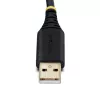 StarTech.com 10ft (3m) USB zu Nullmodem Seriell Adapterkabel, austauschbare DB9 Schrauben/Muttern, COM Retention, USB-A zu RS232, FTDI, ESD-Schutz Level 4, Windows/macOS/ChromeOS/Linux - Robustes TPE-Gehäuse