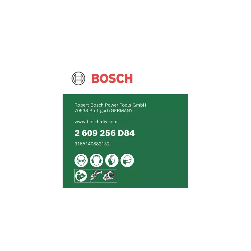 Bosch 2609256D84 Kettensägen-Führungsschiene und Sägekette