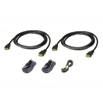 ATEN HDMI Dual Display Secure KVM; 1,8M USB HDMI Dual Display