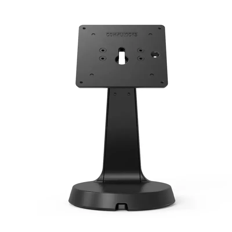 Compulocks 333B VESA-Mast-Thekenständer für Tablets, bis 20 Zoll, Aluminium, Schwarz