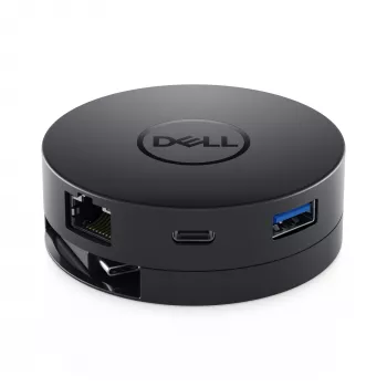 DELL DA300 Kabelgebunden USB 3.2 Gen 2 (3.1 Gen 2) Typ-C Schwarz
