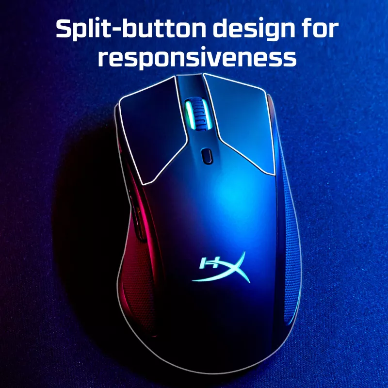 HyperX Pulsefire Dart – Kabellose Gaming-Maus (Schwarz)