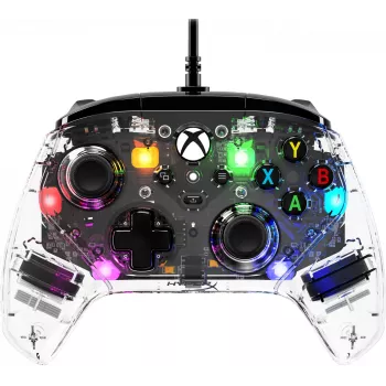 HyperX Clutch Gladiate – kabelgebundener Gaming-RGB-Controller – Xbox, Gamepad, Xbox One, Xbox Series X, kabelgebunden, USB, USB Typ-A, USB Typ-C, transparent