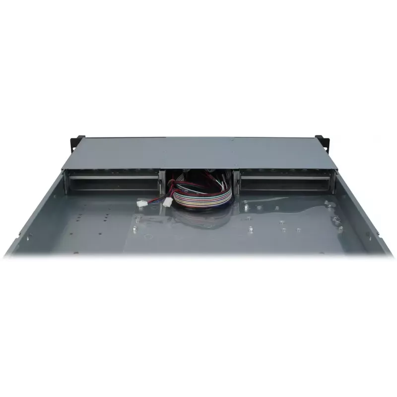 Servergehäuse Inter-Tech IPC 1U-10248 Rack Schwarz