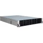 Server-Gehäuse Inter-Tech IPC 2U-2412 Rack Schwarz, Silber
