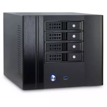 PC-Gehäuse Inter-Tech SC-4004 Small Form Factor Schwarz