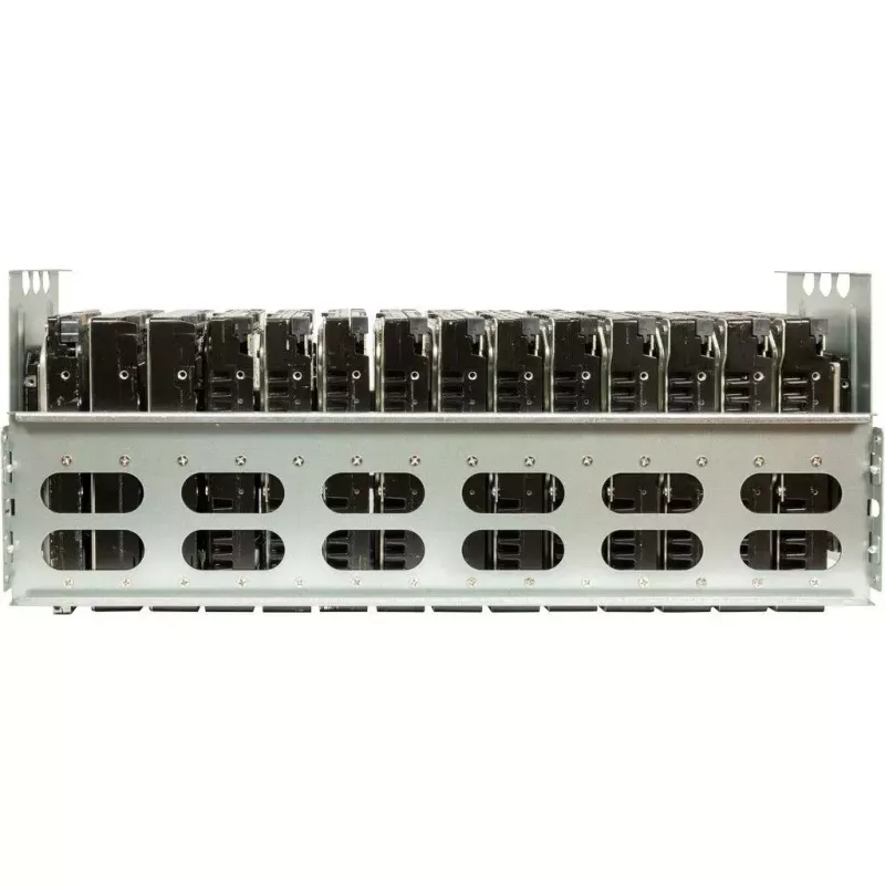 Computergehäuse Inter-Tech 4F28 Rack Schwarz, Silber