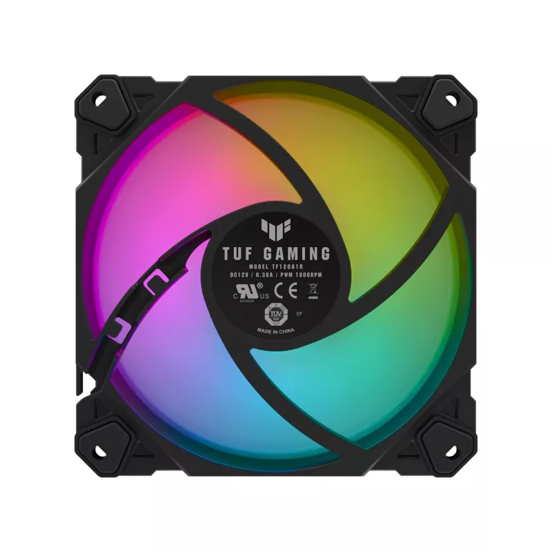 ASUS TUF Gaming TF120 ARGB Lüfter Computergehäuse Luftkühler 12 cm Schwarz