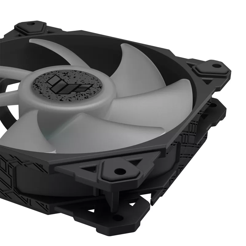 ASUS TUF Gaming TF120 ARGB Lüfter - Dreier-Kit mit ARGB Controller Computergehäuse Luftkühler 12 cm Schwarz