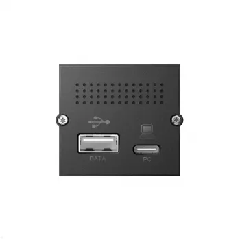 Bachmann 917.229 CM Port-Replikator-Modul, USB-C PD 100 W, 2x USB-A, Mini DisplayPort, RJ45