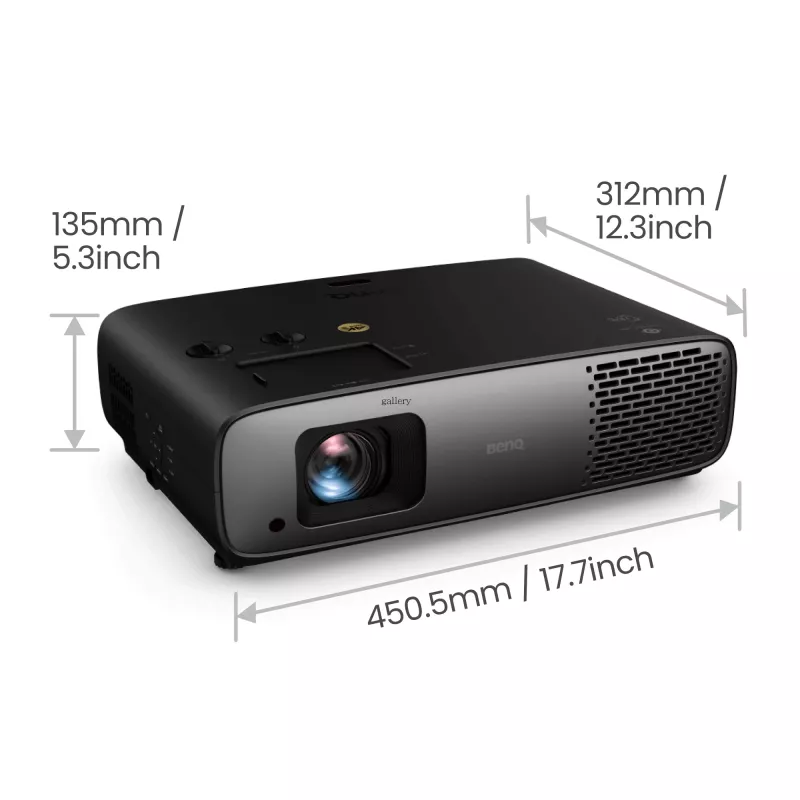 BenQ W4100i Standard Throw Projektor 3200 ANSI Lumen DLP UHD 4K (3840x2160) 3D Schwarz