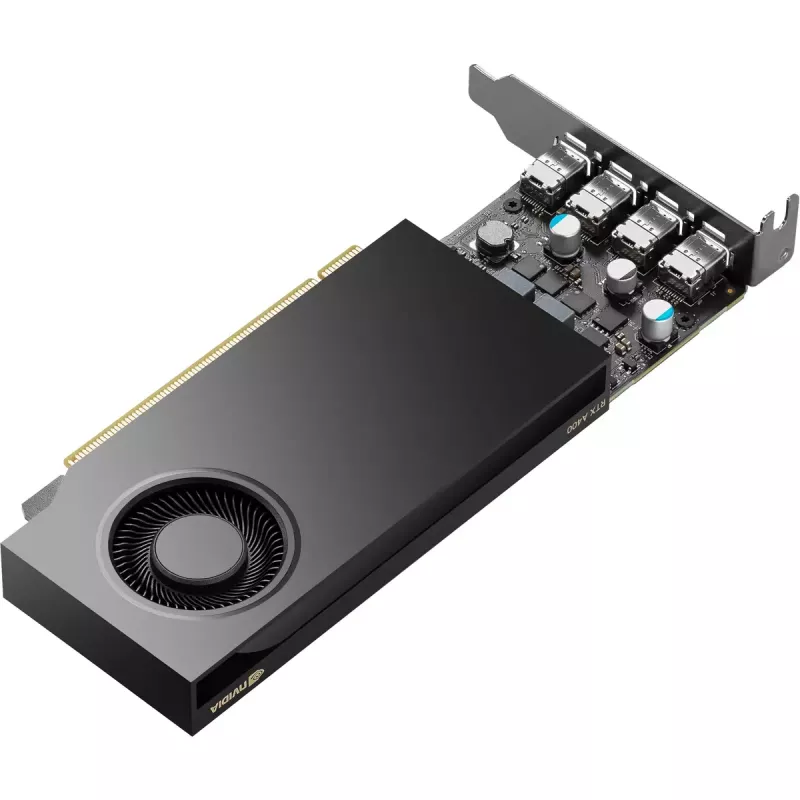 HP NVIDIA RTX A400 4GB GDDR6 Grafikkarte, 4x Mini DisplayPort (9U277AA)