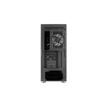 PC-Gehäuse AEROCOOL Interstellar Midi-Tower Schwarz — ATX, unterstützt bis zu 362 mm GPU, 163 mm CPU-Kühler, 3x120/360 mm Frontradiator