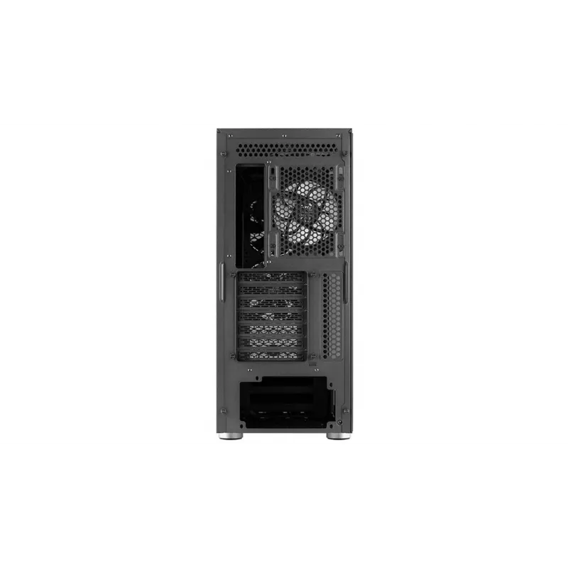 Aerocool Interstellar-G-BK-v1 Midi-Tower PC-Gehäuse, ATX/Micro-ATX/Mini-ITX, ARGB, Temperglas, Schwarz