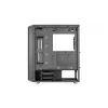 Aerocool Interstellar-G-BK-v1 Midi-Tower PC-Gehäuse, ATX/Micro-ATX/Mini-ITX, ARGB, Temperglas, Schwarz