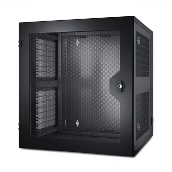 APC NetShelter 13U Wandmontage-Rack-Schrank belüftete Tür doppelt angeschlagen Servertiefe